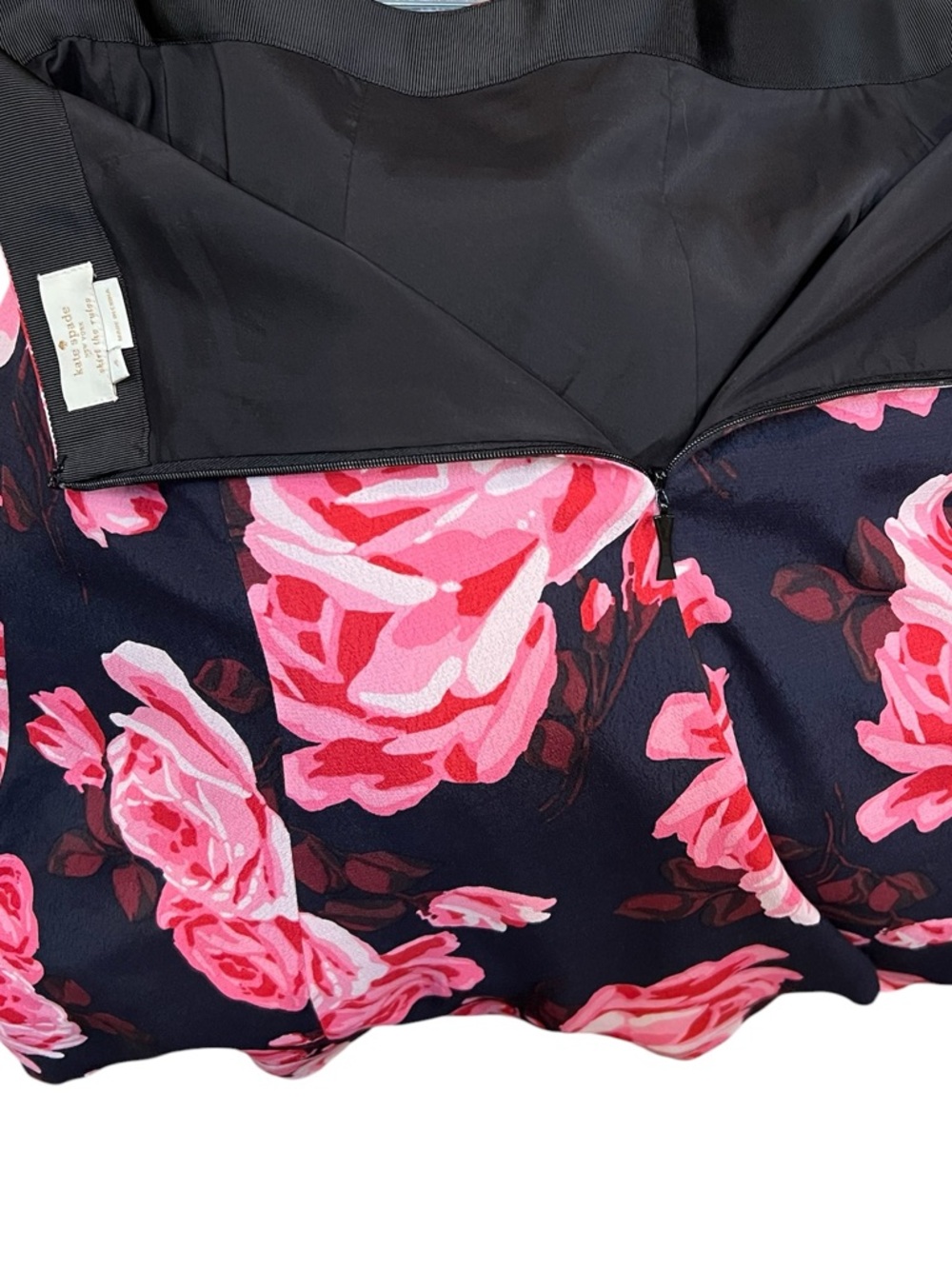 Kate Spade New York Rambling Roses Midi Skirt - Picture 6 of 7